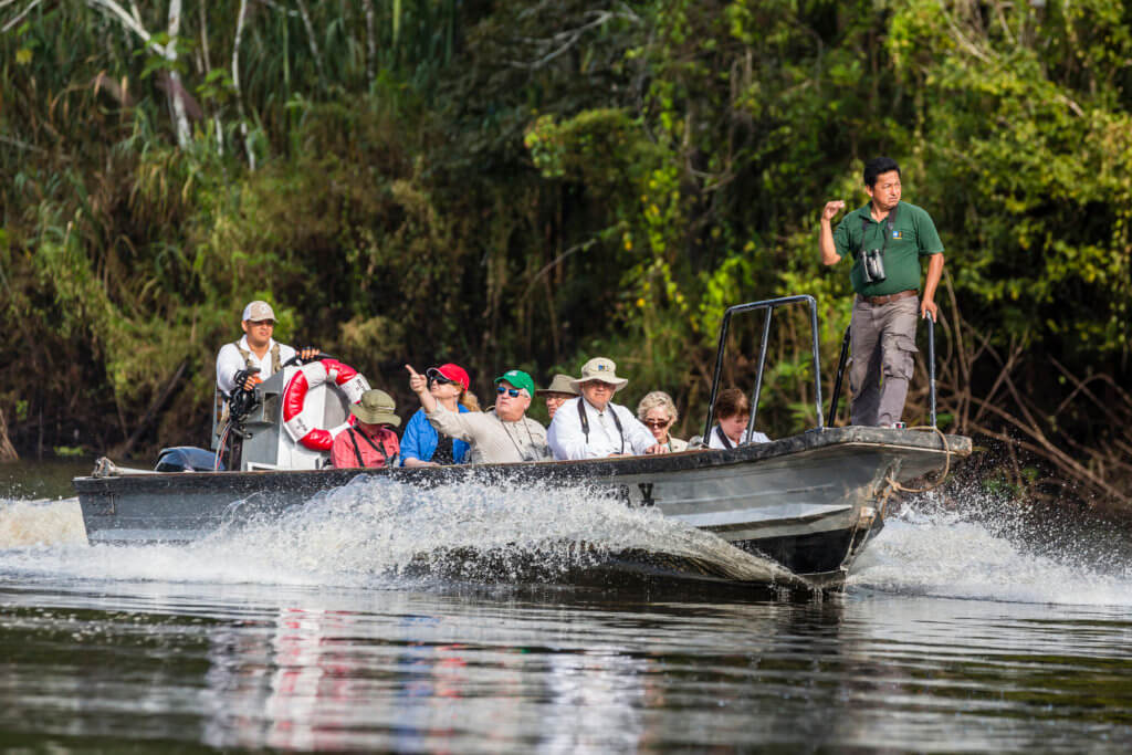 Exploring the El Dorado Caño, Upper Amazon River Basin, Loreto, Peru.